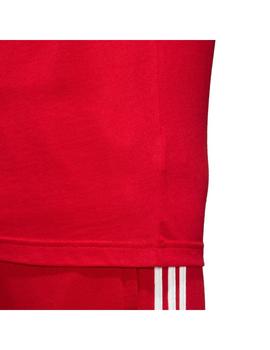 Camiseta adidas 3 Bandas Roja Hombre