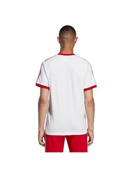 Camiseta adidas 3 Bandas Blanca Hombre