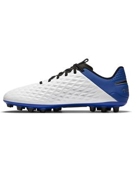 Bota F.Unisex Nike Legend 8 Academy Blanco/Azul