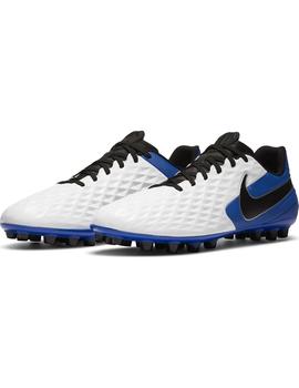 Bota F.Unisex Nike Legend 8 Academy Blanco/Azul