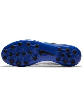 Bota F.Unisex Nike Legend 8 Academy Blanco/Azul