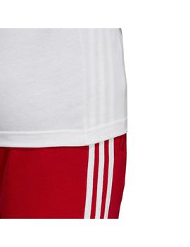 Camiseta adidas 3 Bandas Blanca Hombre