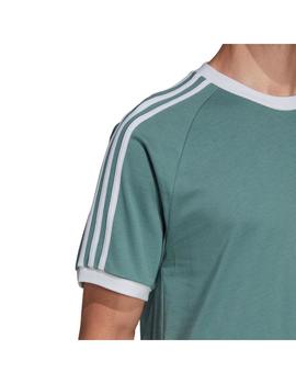 Camiseta adidas 3 Bandas Verde Hombre