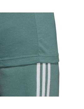 Camiseta adidas 3 Bandas Verde Hombre