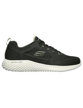 Zapatilla Hombre Skechers Bounder Rinstet Verde