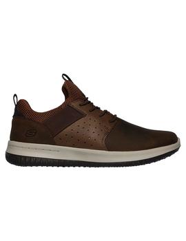 Zapatilla Hombre Skechers Delson AXT Marrón