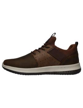 Zapatilla Hombre Skechers Delson AXT Marrón