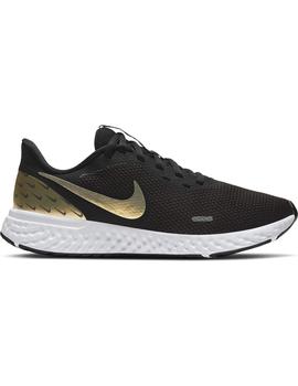 Zapatilla Mujer Nike Revolution 5 Premium Negra