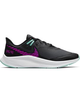 Zapatilla Mujer Nike Quest 3 Shield Negra