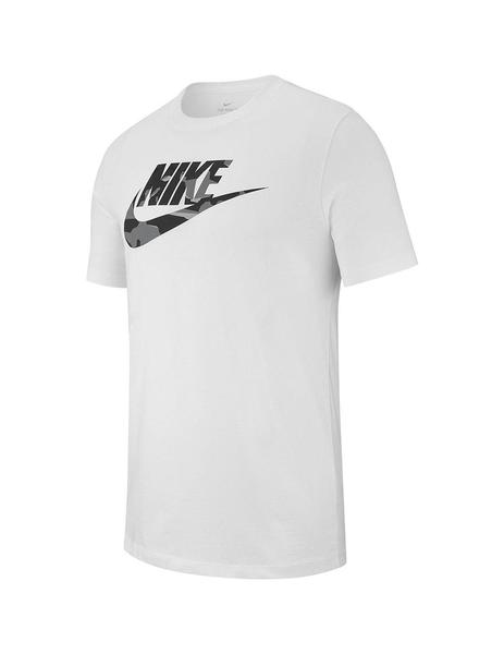 Pertenecer a Higgins neumonía Camiseta Nike Futura Hombre Blanca