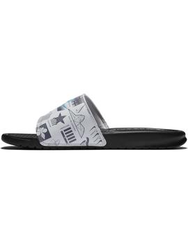 Chancla Unisex Nike Benassi Gris Azul