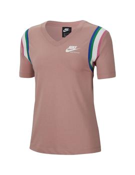 Camiseta Mujer Nike Nsw Hrtg Rosa
