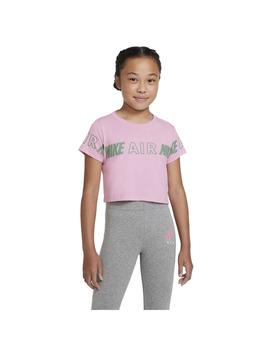 Camiseta Niña Nike Air Taping Rosa