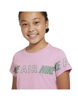Camiseta Niña Nike Air Taping Rosa