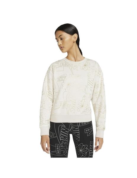 sudadera crema mujer