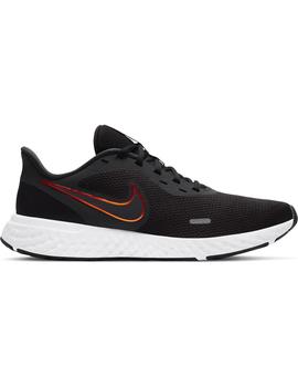 Zapatilla Hombre Nike Revolution 5 Gris Naranja