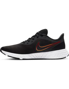 Zapatilla Hombre Nike Revolution 5 Gris Naranja