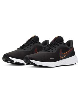 Zapatilla Hombre Nike Revolution 5 Gris Naranja