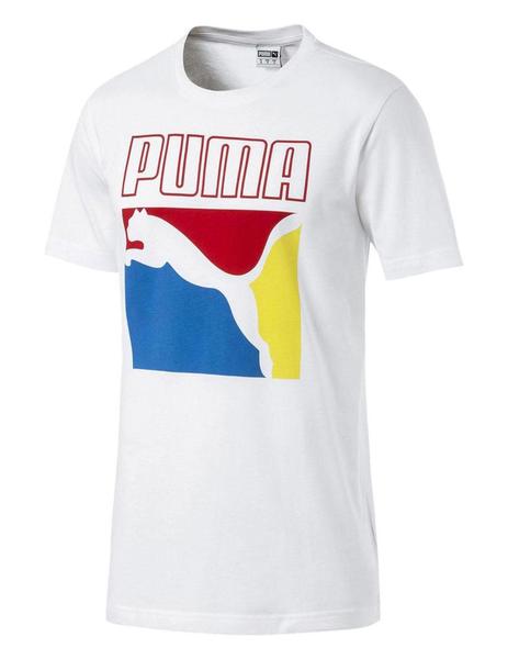 camisa puma blanca