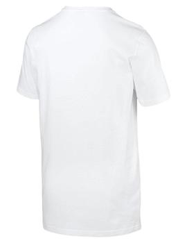 Camiseta Puma Logo Blanca Hombre