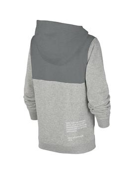 Sudadera Niño Nike Swoosh Gris