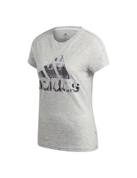 Camiseta Mujer adidas Versatility Gris