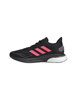 Zapatilla Mujer adidas Supernova W Negro/Rosa