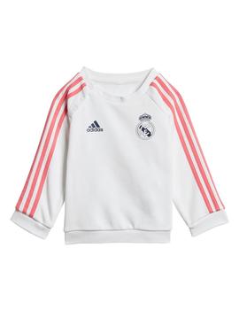 Chándal Baby adidas Real Madrid Marino/Rosa/Blan