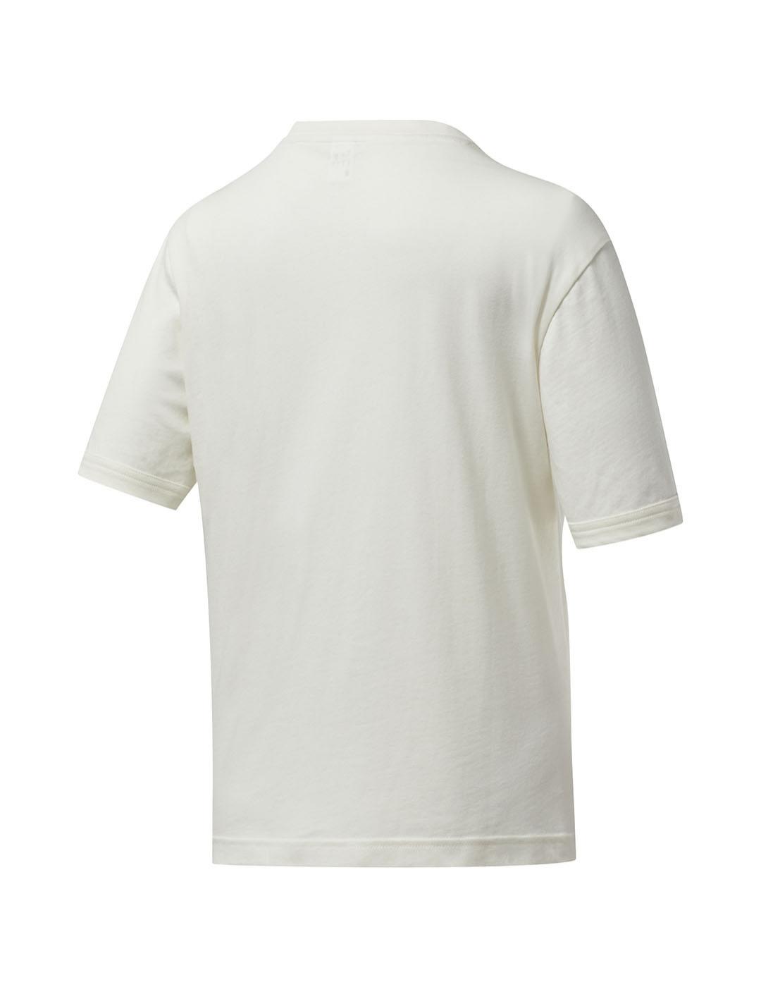 Camiseta Mujer Reebok Classic Linear Blanca
