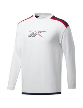 Sudadera Hombre Reebok Cls Team Sports Blanca