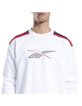 Sudadera Hombre Reebok Cls Team Sports Blanca