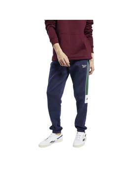 Pantalón Hombre Reebok Linear Marino/Verde