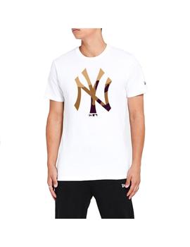 Camiseta Hombre New Era New York Yankees Blanca Ca