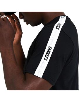 Camiseta Hombre New Era Sleeve Taping Negra