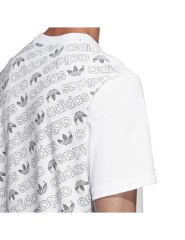 Camiseta adidas Monogram Hombre Blanca