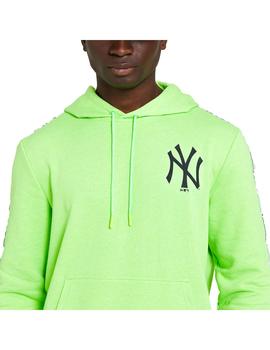 Sudadera Hombre New Era Sleeve Taping Verde