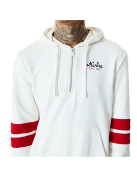 Sudadera Hombre New Era Cremallera Beige