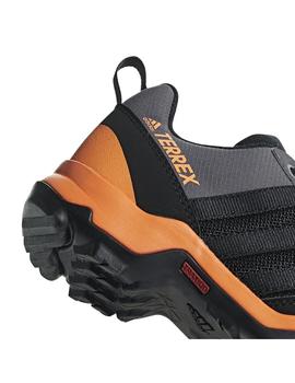 Bota Montaña Niñ@ adidas Terrex Axr2r Negra Naranj