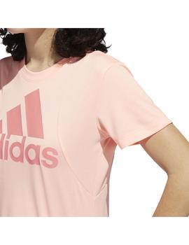 Camiseta Mujer adidas Bos Logo Coral