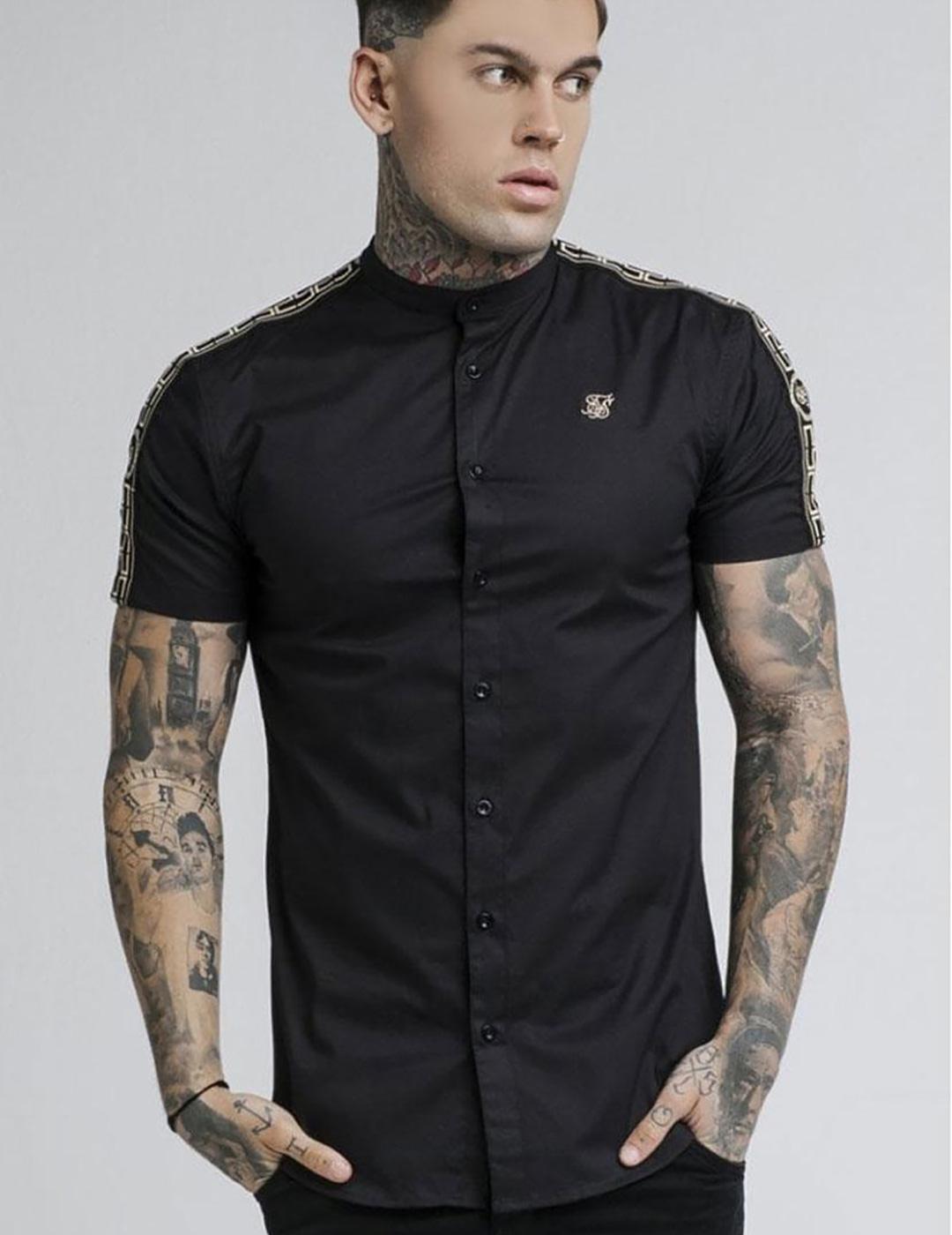 Camiseta Técnica SikSilk Negra para Hombre