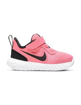 Zapatilla Niña Nike Revolution Rosa Fluor