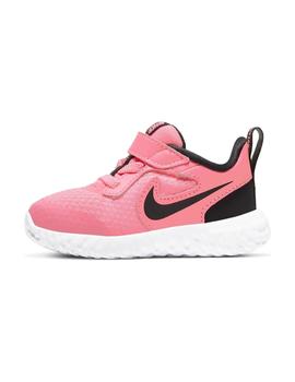 Zapatilla Niña Nike Revolution Rosa Fluor