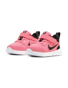 Zapatilla Niña Nike Revolution Rosa Fluor