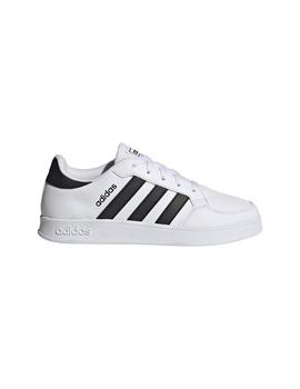 Zapatilla Niño adidas Breaknet Blanca Negra