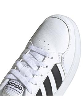 Zapatilla Niño adidas Breaknet Blanca Negra