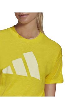 Camiseta Mujer adidas Sportswear Winners 2.0 Amarilla