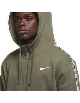 Sudadera Hombre Nike Sportswear Repeat Flv Verde