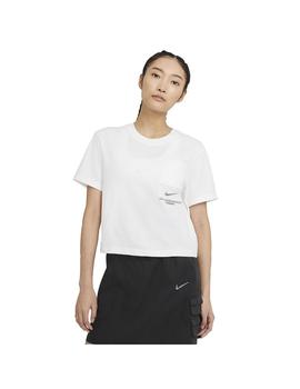 Camiseta Mujer Nike Sportswear Swsh Blanca