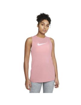 Camiseta Mujer Nike Tank Essntl Open Rosa