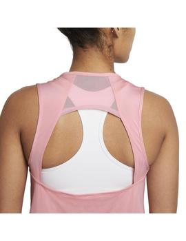 Camiseta Mujer Nike Tank Essntl Open Rosa